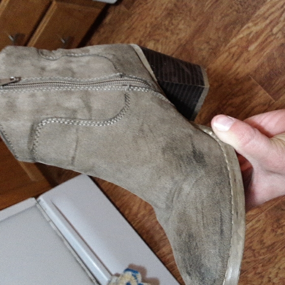 Faux leather ankle boots - Picture 5 of 8